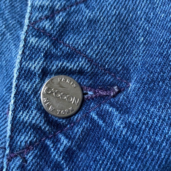 VTG Sasson Jeans Cutoffs Shorts High Waist Rise - Picture 5 of 13